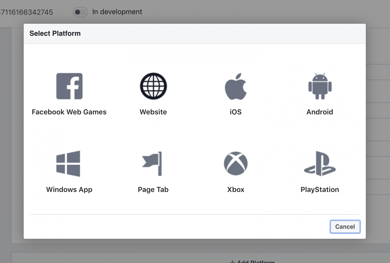 Facebook platform. Pages приложение. IOS Android web поддержка. Android IOS web.